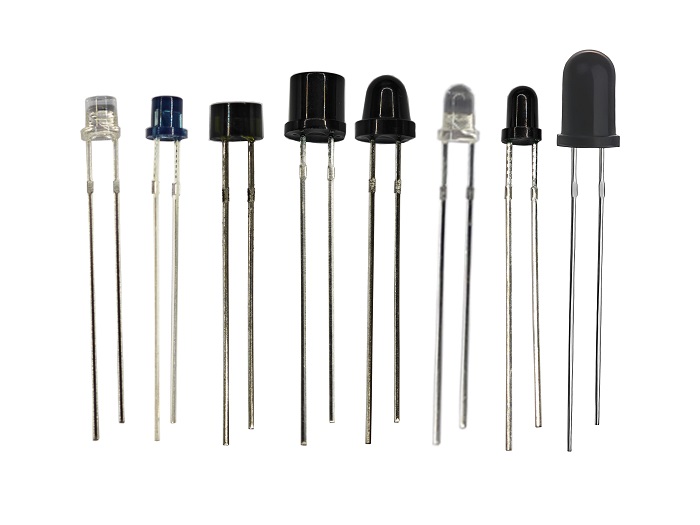 插件方形圓頭光敏接收管